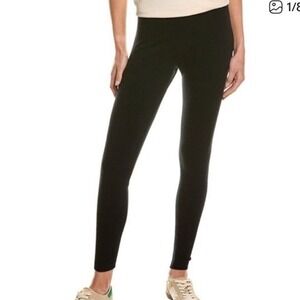 Kier+J Womens 100% Cashmere Legging size medium black‎ winter comfy cabin knit